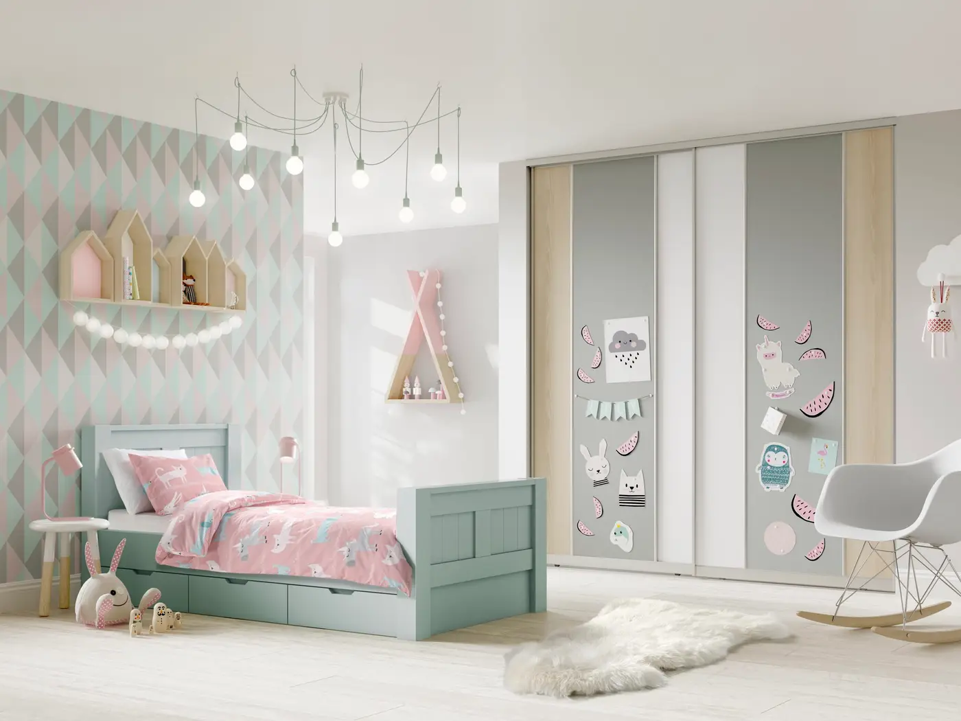 Childrens Girls Pink